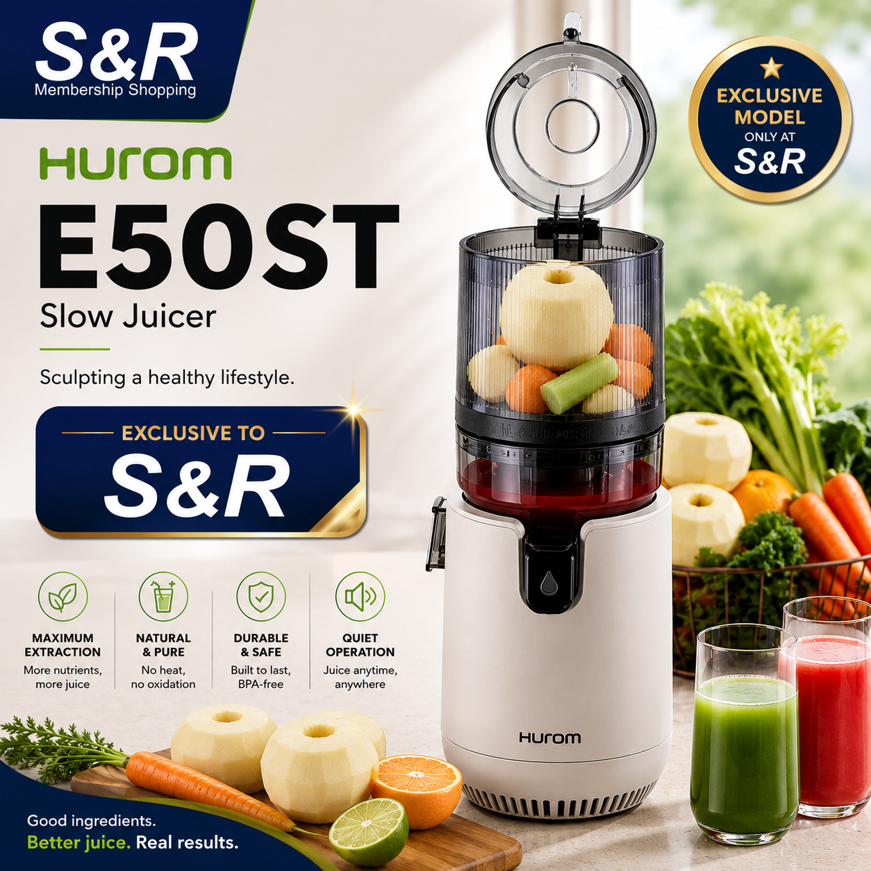 Hurom E50ST Slow Juicer